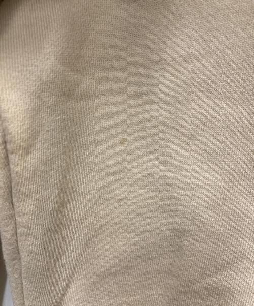 maison kitsune（メゾンキツネ）MAISON KITSUNE (メゾンキツネ) フォックス刺繍パーカー ベージュ サイズ:Mの古着・服飾アイテム