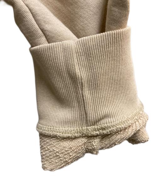 maison kitsune（メゾンキツネ）MAISON KITSUNE (メゾンキツネ) フォックス刺繍パーカー ベージュ サイズ:Mの古着・服飾アイテム