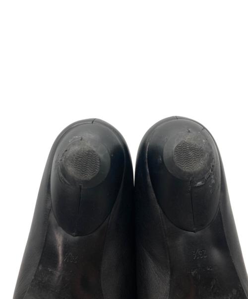 Mame Kurogouchi（マメクロゴウチ）Mame Kurogouchi (マメクロゴウチ) Curved Line Low Heel Pumps ブラック サイズ:23.5cmの古着・服飾アイテム