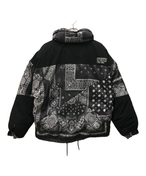 NEIGHBORHOOD（ネイバーフッド）NEIGHBORHOOD (ネイバーフッド) BANDANA CHOPPED DOWN ブラック サイズ:Lの古着・服飾アイテム