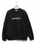 CARHARTT WIP（カーハート ワークインプログレス）の古着「刺繍スウェット」｜ブラック