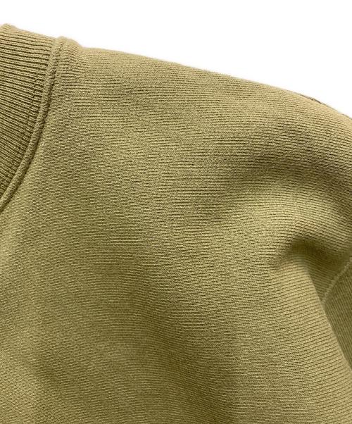 A BATHING APE（ア ベイシング エイプ）A BATHING APE (ア ベイシング エイプ) Barbour (バブアー) Crew Sweatshirt カーキ サイズ:XXLの古着・服飾アイテム