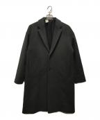 N.HOOLYWOODエヌ ハリウッド）の古着「ドロップショルダーウールチェスターコート」｜グレー