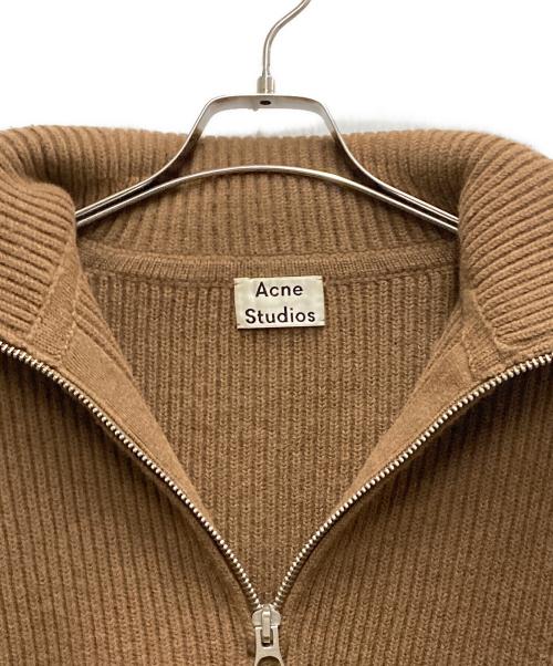 Acne studios（アクネ ストゥディオズ）ACNE STUDIOS (アクネ ストゥディオス) Half-zip Sweater ベージュ サイズ:XSの古着・服飾アイテム