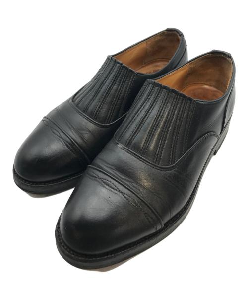 HENDER SCHEME（エンダースキーマ）HENDER SCHEME (エンダースキーマ) フロントゴアレザーシューズ ブラック サイズ:SIZE 2の古着・服飾アイテム