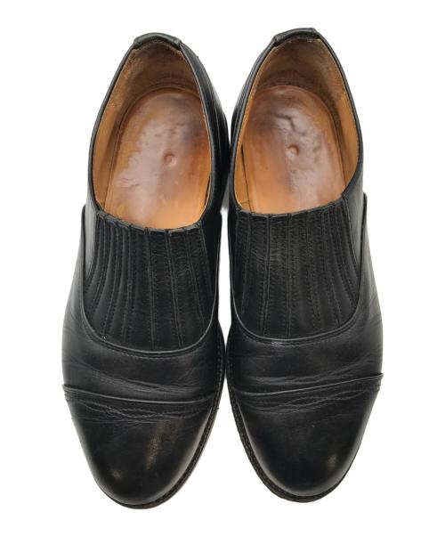 HENDER SCHEME（エンダースキーマ）HENDER SCHEME (エンダースキーマ) フロントゴアレザーシューズ ブラック サイズ:SIZE 2の古着・服飾アイテム