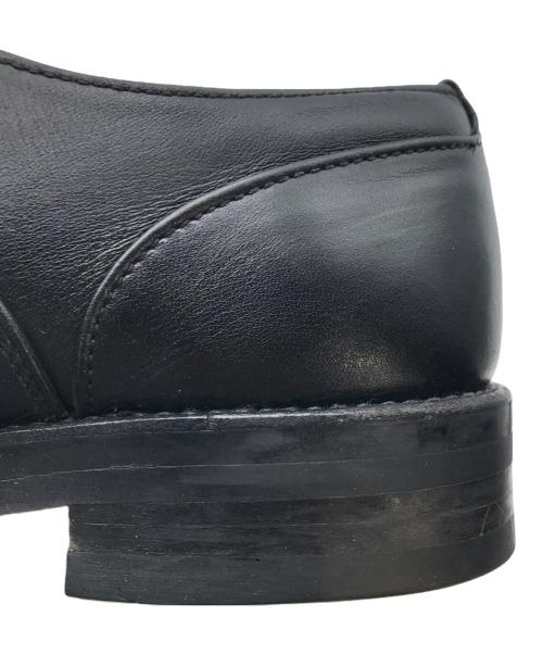 HENDER SCHEME（エンダースキーマ）HENDER SCHEME (エンダースキーマ) フロントゴアレザーシューズ ブラック サイズ:SIZE 2の古着・服飾アイテム