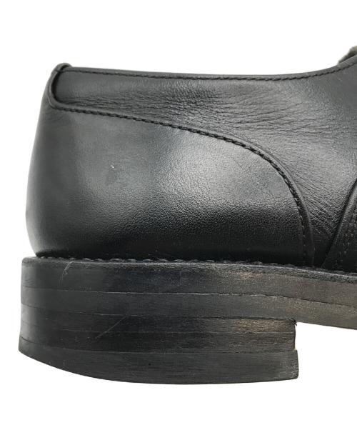 HENDER SCHEME（エンダースキーマ）HENDER SCHEME (エンダースキーマ) フロントゴアレザーシューズ ブラック サイズ:SIZE 2の古着・服飾アイテム
