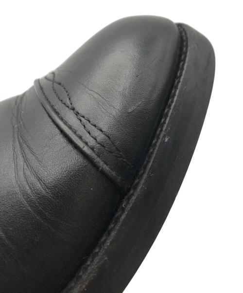 HENDER SCHEME（エンダースキーマ）HENDER SCHEME (エンダースキーマ) フロントゴアレザーシューズ ブラック サイズ:SIZE 2の古着・服飾アイテム