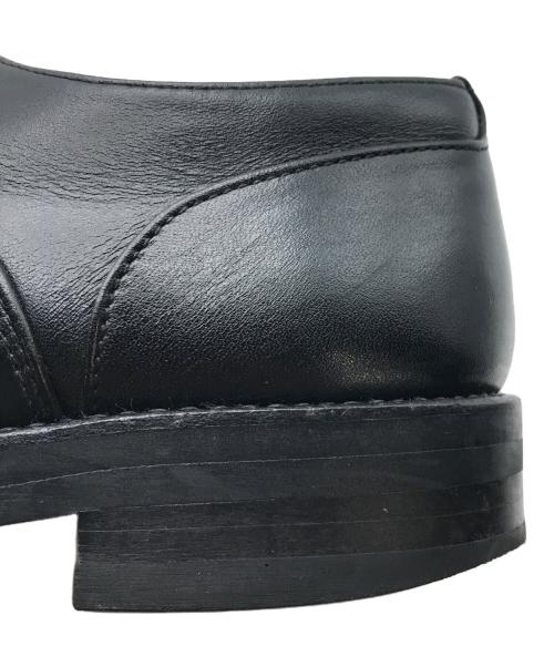 HENDER SCHEME（エンダースキーマ）HENDER SCHEME (エンダースキーマ) フロントゴアレザーシューズ ブラック サイズ:SIZE 2の古着・服飾アイテム