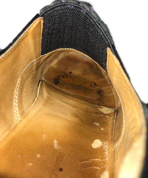 HENDER SCHEME（エンダースキーマ）HENDER SCHEME (エンダースキーマ) フロントゴアレザーシューズ ブラック サイズ:SIZE 2の古着・服飾アイテム