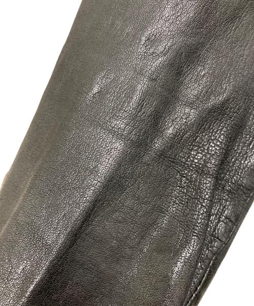 GIORGIO BRATO（ジョルジョブラッド）GIORGIO BRATO (ジョルジョブラッド) ラムレザーブルゾン ブラック サイズ:46の古着・服飾アイテム