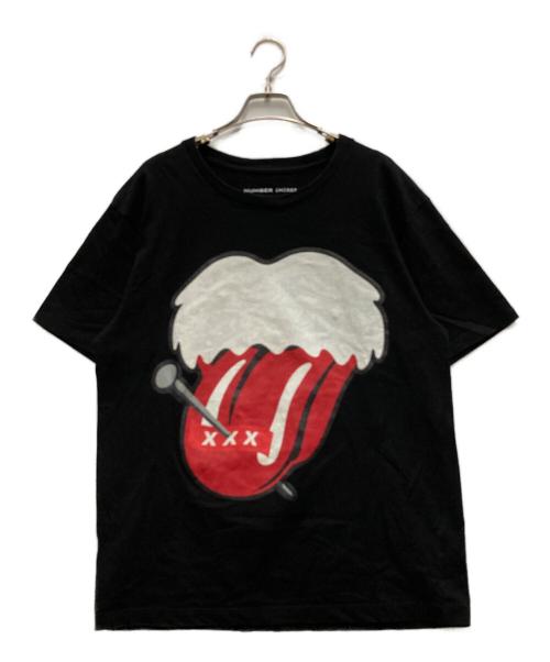 NUMBER (N)INE（ナンバーナイン）NUMBER (N)INE (ナンバーナイン) GOD SELECTION XXX (ゴッド セレクション トリプルエックス) コラボプリントTシャツ ブラック サイズ:Mの古着・服飾アイテム
