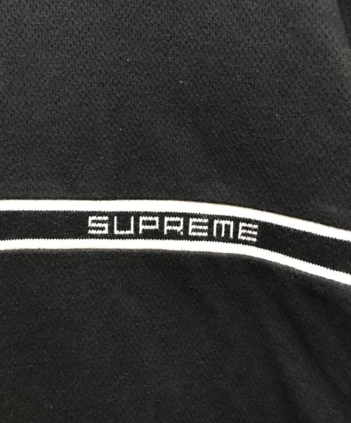 SUPREME（シュプリーム）Supreme (シュプリーム) KNIT STRIPE S/S TOP ブラック サイズ:Mの古着・服飾アイテム