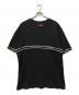 Supreme（シュプリーム）の古着「KNIT STRIPE S/S TOP」｜ブラック