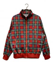 HEIHEI（ヘイヘイ）の古着「チェック イチゴ柄 トラックジャケット」｜レッド