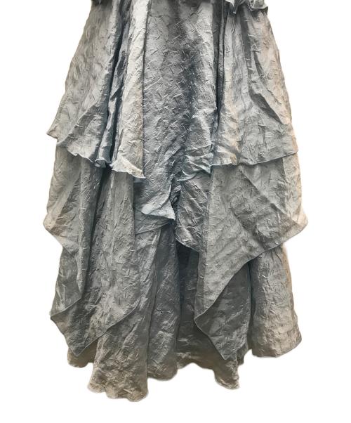 furfur（ファーファー）furfur (ファーファー) シアーシャーリングドレス ブルー サイズ:FREEの古着・服飾アイテム