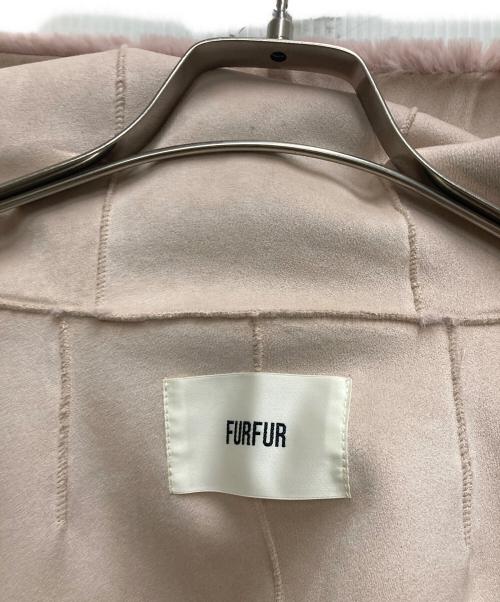 furfur（ファーファー）furfur (ファーファー) リボンショートダッフルコート ピンク サイズ:ONE SIZEの古着・服飾アイテム