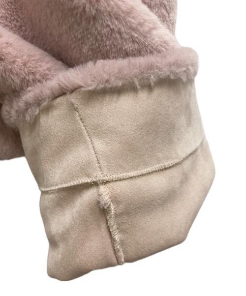 furfur（ファーファー）furfur (ファーファー) リボンショートダッフルコート ピンク サイズ:ONE SIZEの古着・服飾アイテム