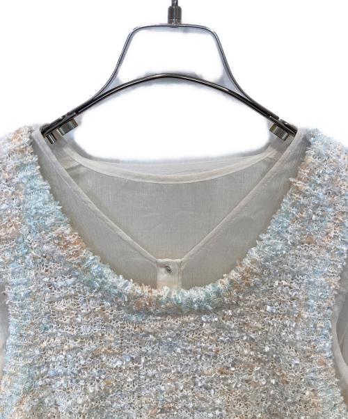 furfur（ファーファー）furfur (ファーファー) ニットベストセットボウタイワンピース RWF0251084 ベージュ サイズ:Fの古着・服飾アイテム