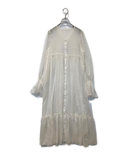 furfur（ファーファー）furfur (ファーファー) ニットベストセットボウタイワンピース RWF0251084 ベージュ サイズ:Fの古着・服飾アイテム