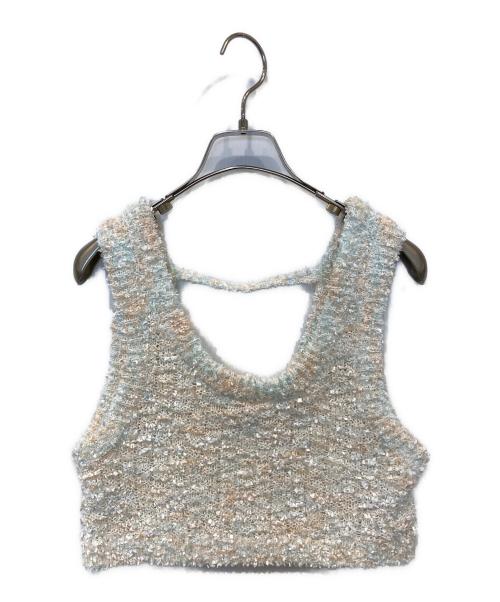 furfur（ファーファー）furfur (ファーファー) ニットベストセットボウタイワンピース RWF0251084 ベージュ サイズ:Fの古着・服飾アイテム