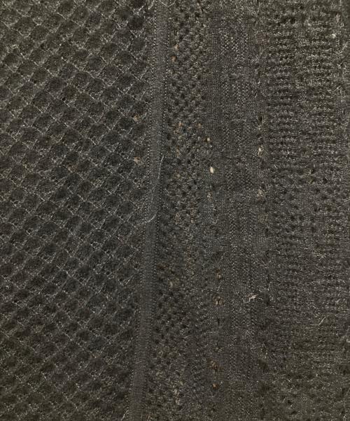 Ameri（アメリ）AMERI (アメリ) UND CROSS NECK CROCHET KNIT DRESS ブラック サイズ:Sの古着・服飾アイテム