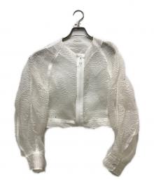 ESSENCEOFLUXURY ESTNATION（エッセンスオブラグジュアリー エストネーション）の古着「ジップジャケット」｜ホワイト