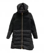 HERNOヘルノ）の古着「DIAGONAL WOOL AND NUAGE PARKA」｜ブラック
