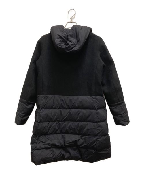 HERNO（ヘルノ）HERNO (ヘルノ) DIAGONAL WOOL AND NUAGE PARKA ブラック サイズ:42の古着・服飾アイテム