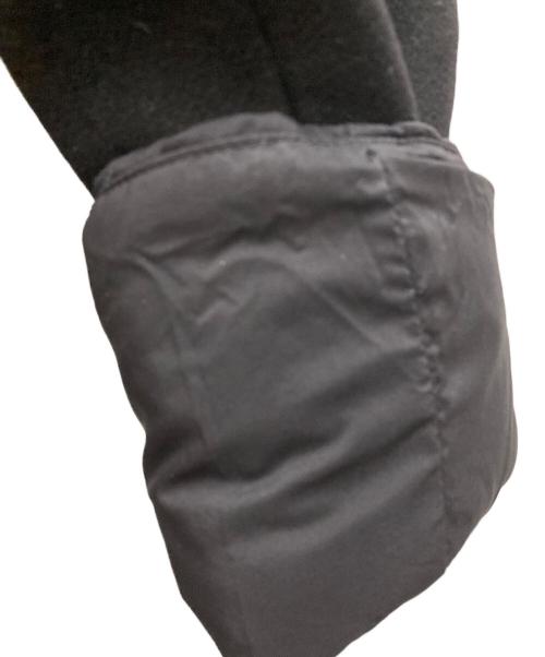 HERNO（ヘルノ）HERNO (ヘルノ) DIAGONAL WOOL AND NUAGE PARKA ブラック サイズ:42の古着・服飾アイテム