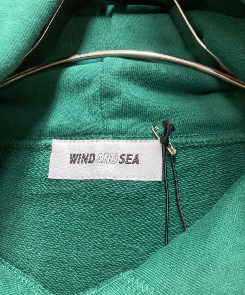 WIND AND SEA（ウィンダンシー）WIND AND SEA (ウィンダンシー) Bowery Kitchen (バワリー キッチン) WDS x BOW Hoodie グリーン サイズ:Lの古着・服飾アイテム
