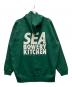 WIND AND SEA (ウィンダンシー) Bowery Kitchen (バワリー キッチン) WDS x BOW Hoodie グリーン サイズ:L：10000円