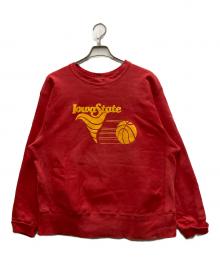 Champion REVERSE WEAVE（チャンピオン リバース ウィーブ）の古着「80sプリントスウェット」｜オレンジ