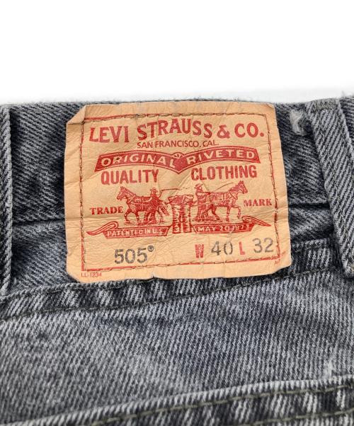 LEVI'S（リーバイス）LEVI'S (リーバイス) 00s 先染め505デニムパンツ ブラック サイズ:W40L32の古着・服飾アイテム