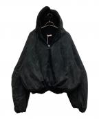 SYUMAN.シュウマン）の古着「リバーシブル フーディー パーカー」｜ブラック