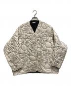 manipuriマニプリ）の古着「リバーシブルキルティングジャケット」｜ホワイト