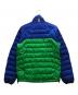 RLX RALPH LAUREN (アールエルエックスラルフローレン) ダウンジャケット ブルー×グリーン サイズ:S：8000円