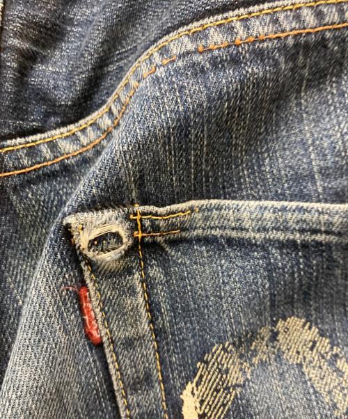 EVISU（エヴィス）EVISU (エヴィス) カモメプリントデニムパンツ ネイビー サイズ:76cm (W30)の古着・服飾アイテム