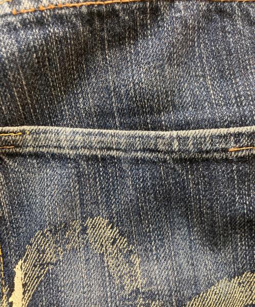 EVISU（エヴィス）EVISU (エヴィス) カモメプリントデニムパンツ ネイビー サイズ:76cm (W30)の古着・服飾アイテム