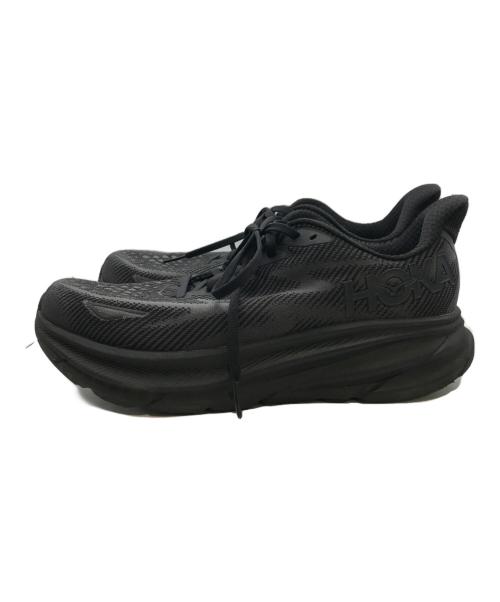 HOKA（ホカ）HOKA (ホカ) CLIFTON 9 WIDE ブラック サイズ:27.5の古着・服飾アイテム