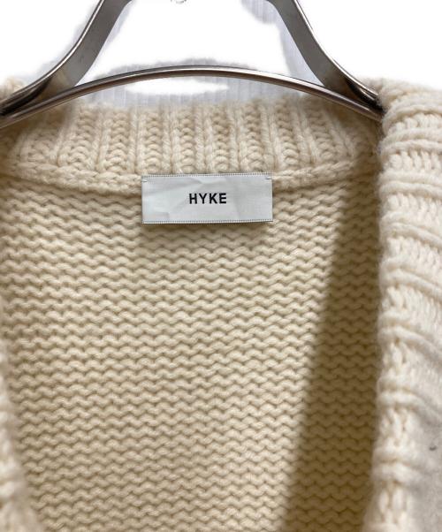 HYKE（ハイク）HYKE (ハイク) Fringe Sweater Vest ベージュ サイズ:FREEの古着・服飾アイテム