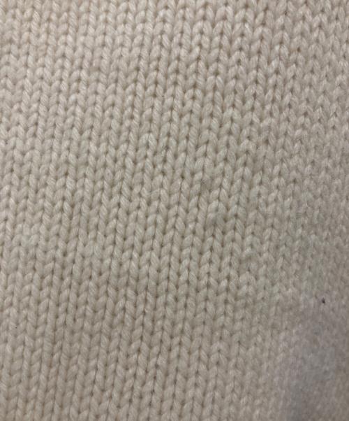 HYKE（ハイク）HYKE (ハイク) Fringe Sweater Vest ベージュ サイズ:FREEの古着・服飾アイテム