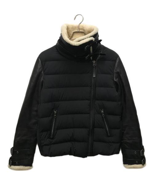 mackage（マッカージュ）mackage (マッカージュ) レザートリムダウンジャケット ブラック サイズ:Sの古着・服飾アイテム
