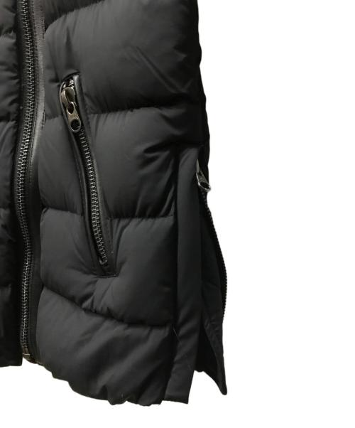 mackage（マッカージュ）mackage (マッカージュ) レザートリムダウンジャケット ブラック サイズ:Sの古着・服飾アイテム