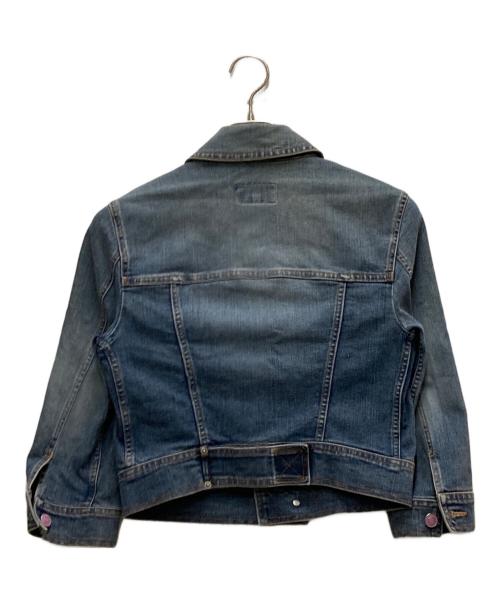 DOLCE & GABBANA（ドルチェ＆ガッバーナ）DOLCE & GABBANA (ドルチェ＆ガッバーナ) ジップアップデニムジャケット ブルー サイズ:Sの古着・服飾アイテム