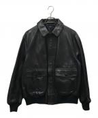LOEFFロエフ）の古着「ラムレザー フライトジャケット」｜ブラック