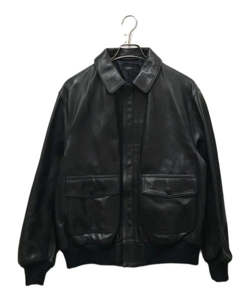 LOEFF（ロエフ）LOEFF (ロエフ) ラムレザー フライトジャケット ブラック サイズ:2の古着・服飾アイテム