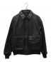 LOEFF（ロエフ）の古着「ラムレザー フライトジャケット」｜ブラック