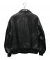 LOEFF (ロエフ) ラムレザー フライトジャケット ブラック サイズ:2：65000円